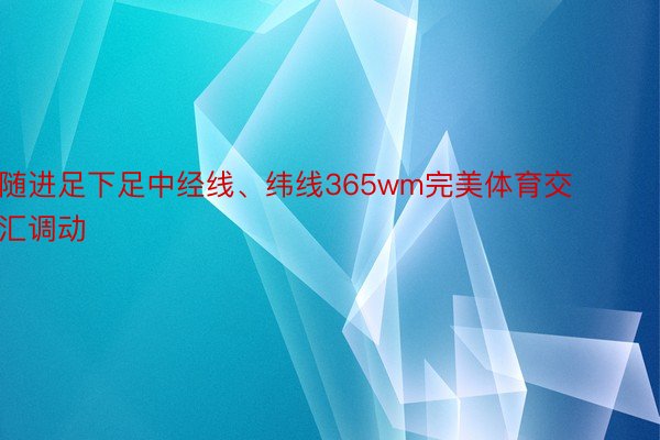 随进足下足中经线、纬线365wm完美体育交汇调动